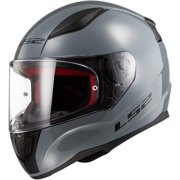 LS2 Street Fighter Adult Street Motorcycle Helmet Matte Black/Large 